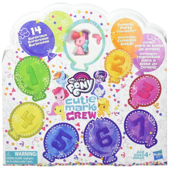 Muñecos My Little Pony Cutie Mark Crew Fiesta de Confeti Paquete de 8