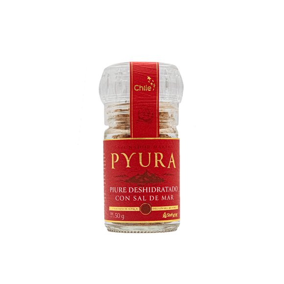 PYURA -PIURE POLVO SAL DE MAR MERKÉN 50g MOLINILLO