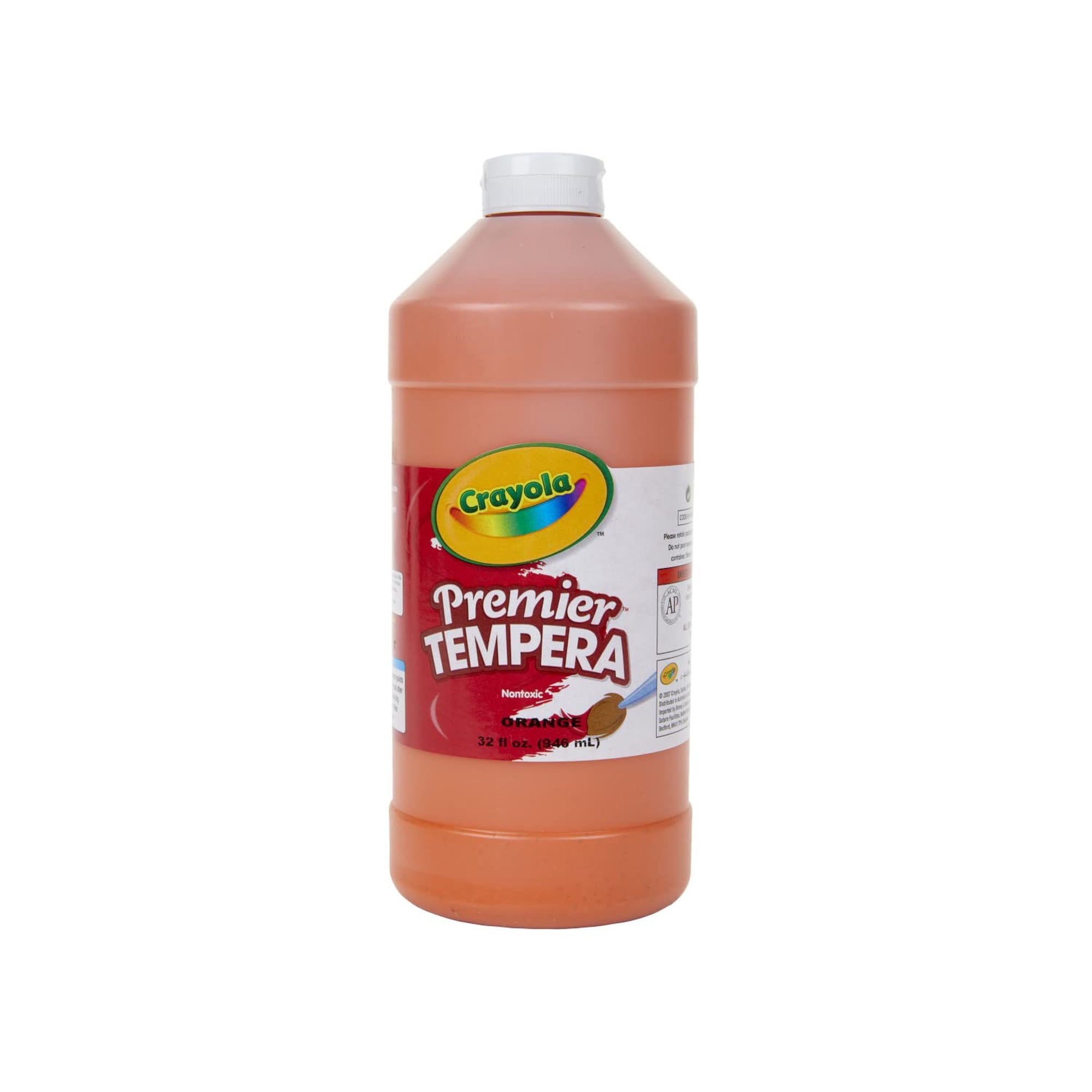 Pintura Témpera Crayola Naranja 946 Ml Para Arte Y Útiles Escolares Para Niños
