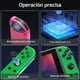 thumbnail image 4 of Joypad para Nintendo Switch/OLED - Mando con Luces RGB, Vibración Dual y Función Turbo - Colores Rosa y Verde, 4 of 7