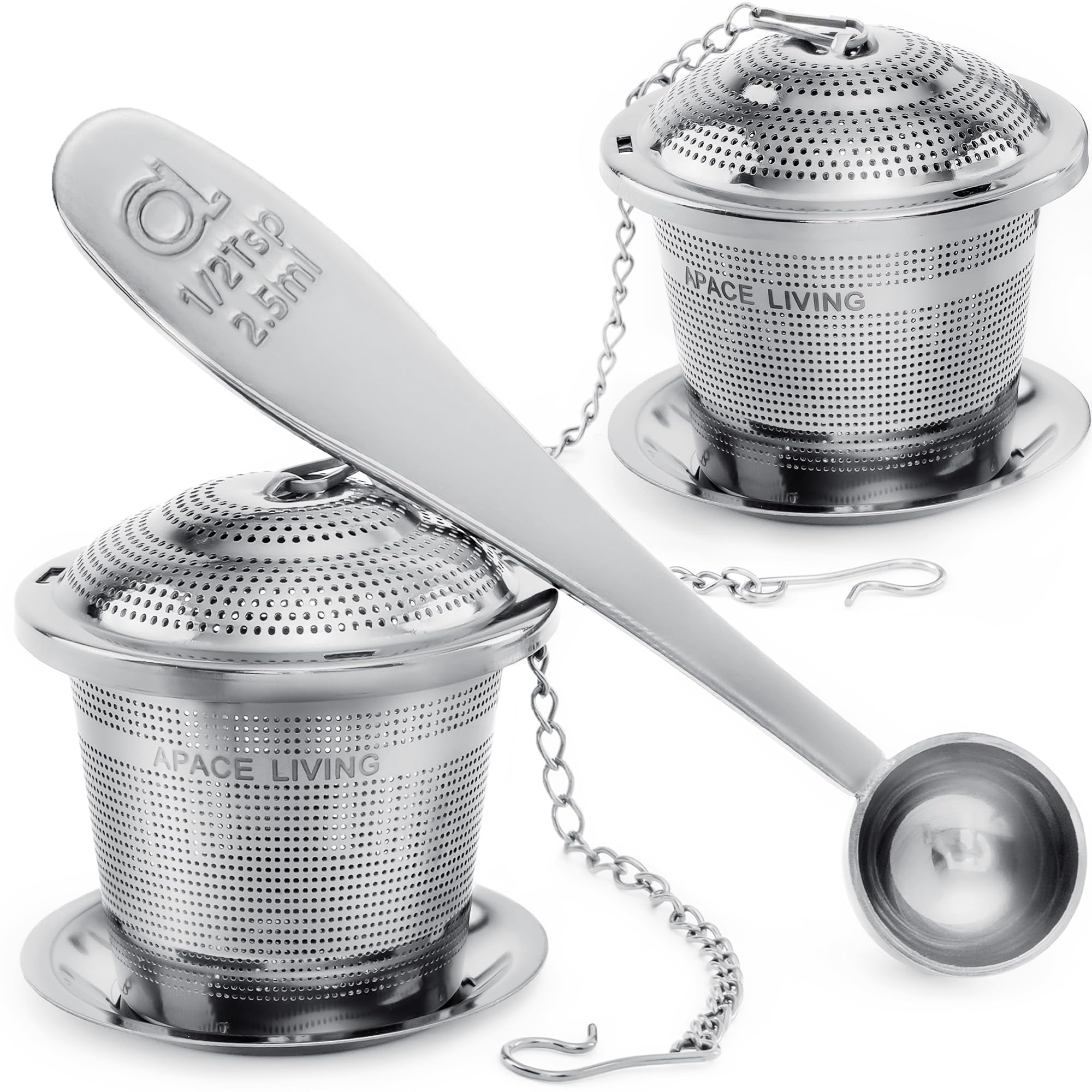 Set De Infusores De Té Apace Living De Acero Inoxidable Ultrafino