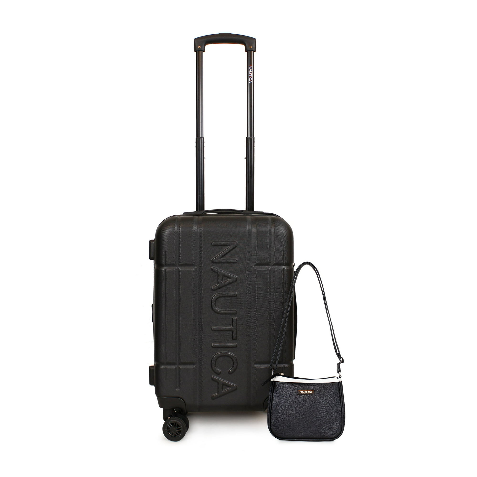 Nautica - Pack Maleta Cabina S (10 Kg) Amsterdam Negro + Bandolera Diana Negro
