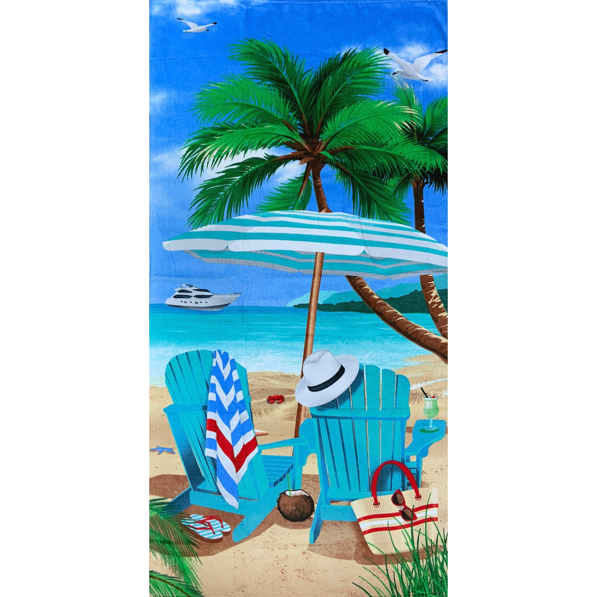 Zahr - Toalla Playa Dholer Estampada Playa