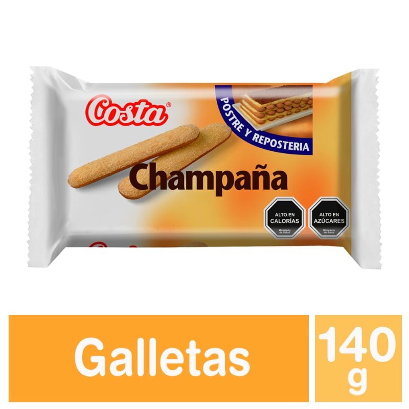 Galletas Champaña Bolsa 140 g Costa
