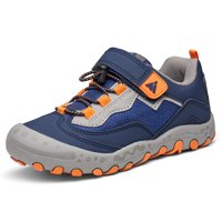 Zapatos De Senderismo Mishansha Para Niños Y Niñas, Capota Baja, Azul Y Naranja, 4
