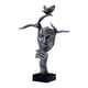 thumbnail image 2 of Estatua De Pensador Moderno, Figurita De Media Cara, Obras De Arte, Decoración Abstracta Para Mesa De Bronce, 2 of 3