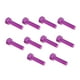 thumbnail image 1 of 10pcs M6x20mm Tornillos De Cabeza Hexagonal De Aluminio Perno De Llave Púrpura, 1 of 5