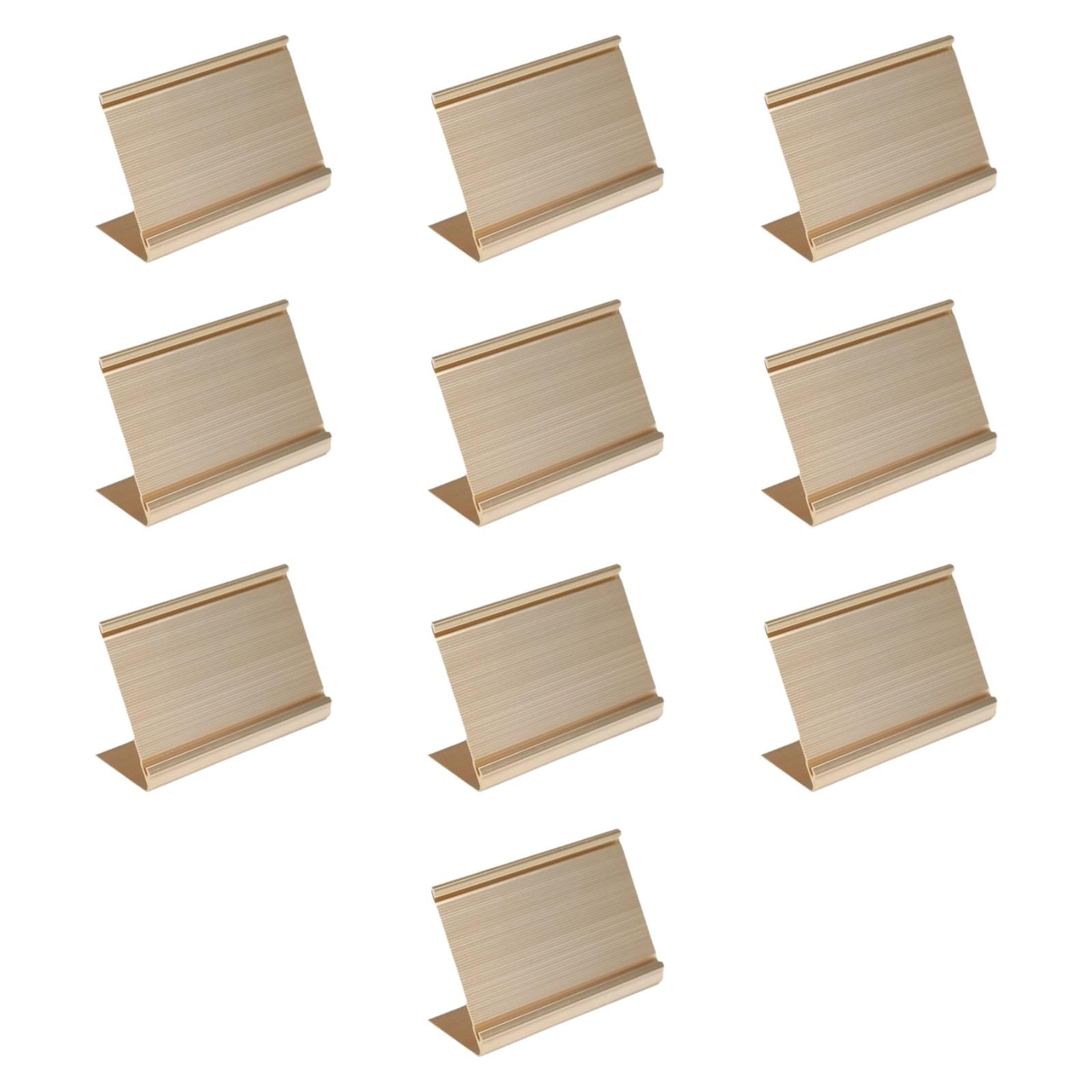 Ioensy - Price Tag Display Spotte Nombre Soporte De Placas Para Oficinas Hoteles De Los Centros Comerciales Golden
