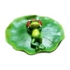 thumbnail image 4 of Simulación de agua flotante Rana Adorno Animales Estatuilla Jardín Estatua Artesanía Decoración DIY Accesorios de piscina para el hogar Césped Mesa, 4 of 5