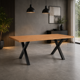 thumbnail image 3 of Mesa de Comedor Urban Forge 140x90 Resistente y Duradera Color Madera con Metal, 3 of 8
