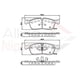 thumbnail image 1 of Pastillas Freno para auto ALLIED NIPPON ADB02253, 1 of 2