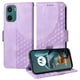 thumbnail image 1 of Carcasa FOXDOCK Motorola Moto E15 de cuero PU, diseño acolchado clásico, protección contra caídas y rayones, 1 of 5