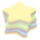 thumbnail image 1 of Uxcell 2.76" x 2.76" Notas Adhesivas en Forma de Estrella Lindas para el Hogar y la Oficina 4 Colores 3 Bloques, 1 of 5