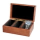 thumbnail image 3 of Caja de almacenamiento para monedas Guardhouse, acabado en madera de teca, 30 espacios, 3 of 8