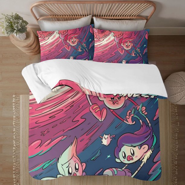 Bravest Woriors 3-Piece Bedding Set For Kids Boys Girls Adult Cartoon Warm Cute Fashion Holiday Present Gift Bed Sheets