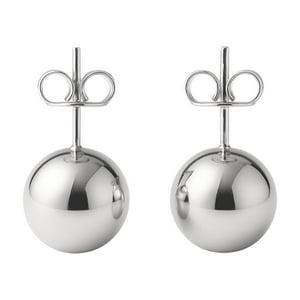 Joyas Adonis - Aros Bolita Plata 925 Diametro 8 Mm