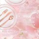 thumbnail image 2 of Platos desechables Ciaell, 150 piezas, Rose Gold para fiesta, 2 of 2