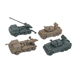 Magideal - Paquete De 4 Modelos De Vehículos 1/144, Modelo De Vehículo Con Ruedas, Decoración Del Hogar, Modelo De Camión Moderno 4D Para Niños Pequeños, Niños Y