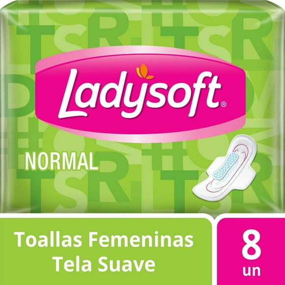 TOALLA NORMAL SUAVE DIA 8UN LADYSOFT