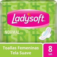 Ladysoft - Toalla Normal Suave Dia 8Un