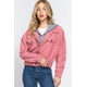 thumbnail image 2 of Chaqueta Larga de Pana con Capucha y Cuello Alto, 2 of 5