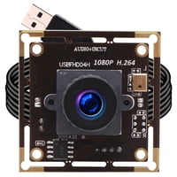 Cámara De Seguridad Elp Lente 2.1Mm Webcam Usb 1080P Con Micrófono
