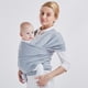 thumbnail image 1 of Fular Portabebés Manos Libres Portabebés Transpirable Portabebés Transpirable Para Recién Nacidos Y Niños Pequeños Portabebés Ajustable Para Mamá Y Papá (gris), 1 of 6