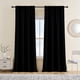 thumbnail image 1 of Juego de cortinas opacas CUCRAF, color negro puro, 274 cm de longitud, 2 paneles, 1 of 7