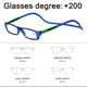 thumbnail image 4 of Las gafas de lectura magnéticas se pueden colgar alrededor del cuello para facilitar su transporte, gafas de lectura plegables., 4 of 5