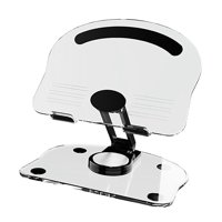 Magideal - Soporte Para Tableta Soporte Giratorio Para Tableta Diseño Ergonómico Soporte Para Tableta De Múltiples Ángulos Soporte Para Revistas Libros Teléfonos Negro