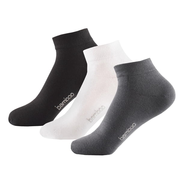 Calcetines Cortos Tobillera Bambú 6 Pares multicolor 40-45