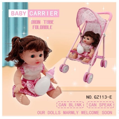 Genérico - Coche Metalico De Juguete Con Muñeca Incluida