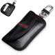 thumbnail image 1 of Bolsa para llavero de coche (2 unidades), con bloqueo de señal, para seguridad del coche, antirrobo y control remoto., 1 of 8