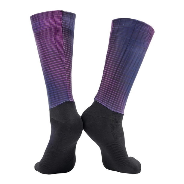 Calcetines Banda Silicona Antideslizantes Ciclismo Y Deporte negro Talla única