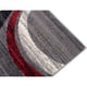 thumbnail image 3 of Alfombra para sala diseño gris circulo rojo ilusión óptica 3d juvenil 200x240 cmio, 3 of 3