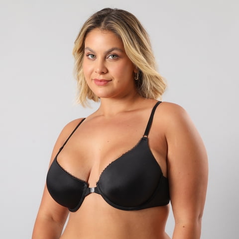 Flores - Sosten Broche Delantero Microfibra 5083-2