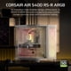 thumbnail image 2 of Funda para PC CORSAIR AIR 5400 RS-R ARGB Mid-Tower blanca, 2 of 9