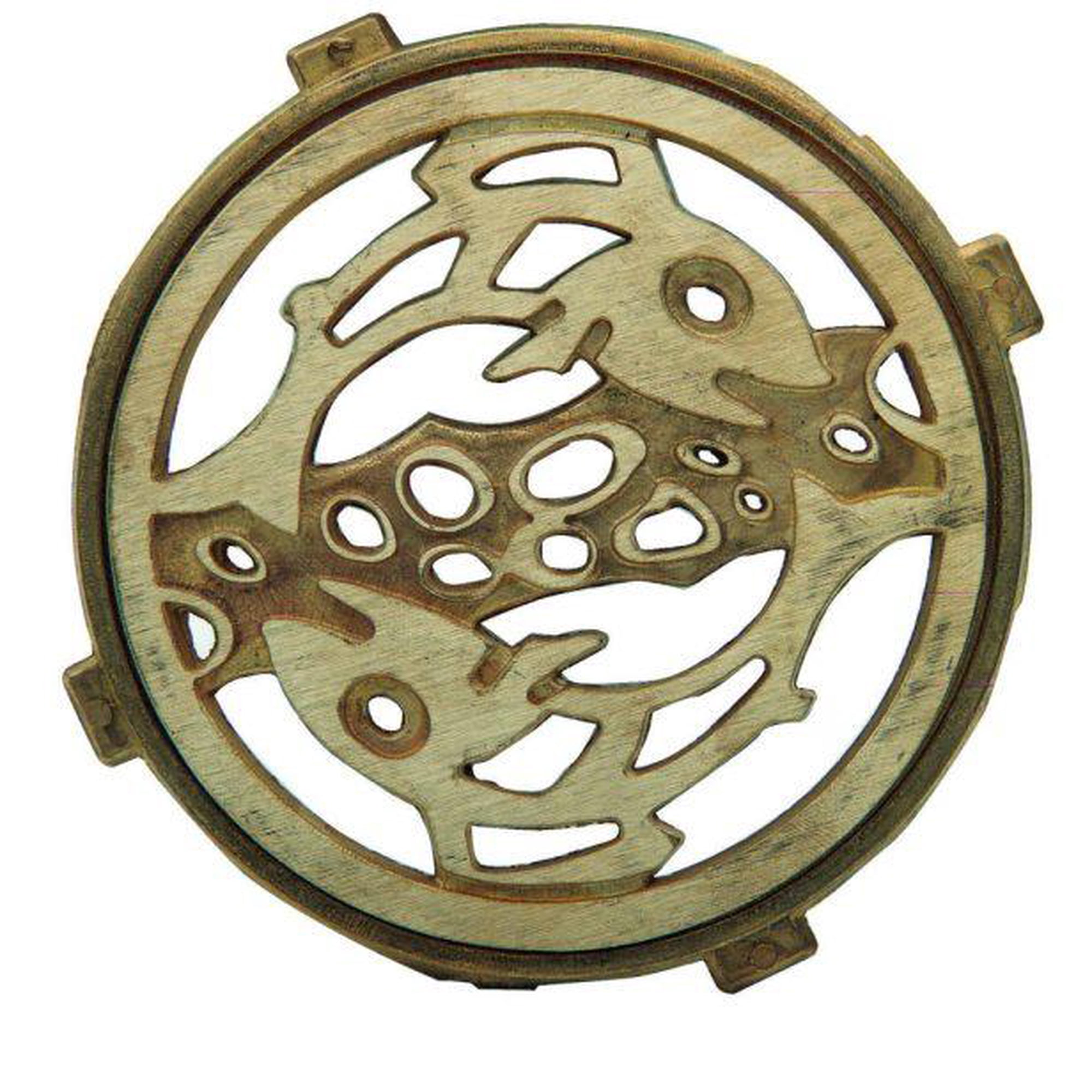 Poli - Rejilla Bronce Redonda 150 Mm 109243