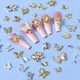 thumbnail image 2 of 30pcs,Alloy Butterfly Nail Art Charms With Rhinestones,3D Butterfly Nail Art Accessories For DIY Or Nail Salon, 2 of 2