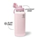 thumbnail image 2 of Botella de Agua Takeya Sport Triple Aislada con Tapa de Boquilla y Bloqueador de Hielo (946 ml, Peonía) - Triple Pared, Antifugas, Acero Inoxidable para Gimnasio y Uso al Aire Libre, 2 of 4