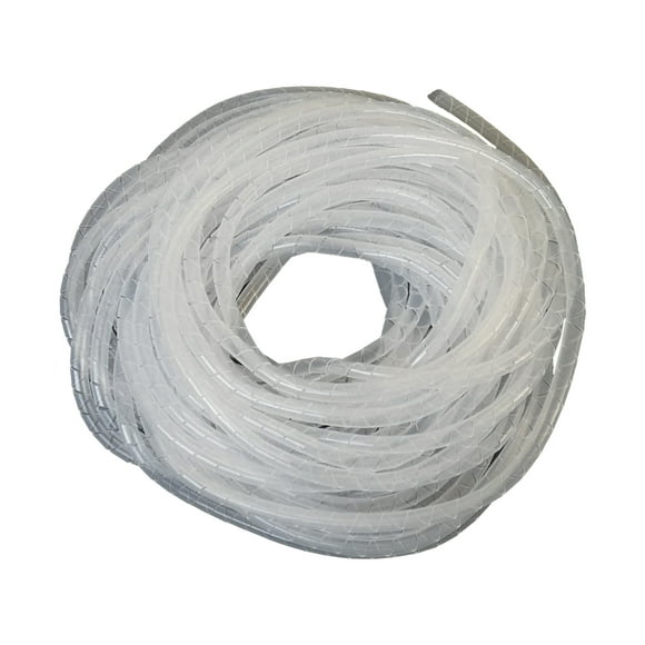 Organizador / Ordena Cable En Espiral blanco 4mm – 10 Mts