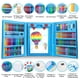thumbnail image 2 of Set de arte Art Supplies POPYOLA, paquete de 272 unidades, con caballete triple, color azul, 2 of 8