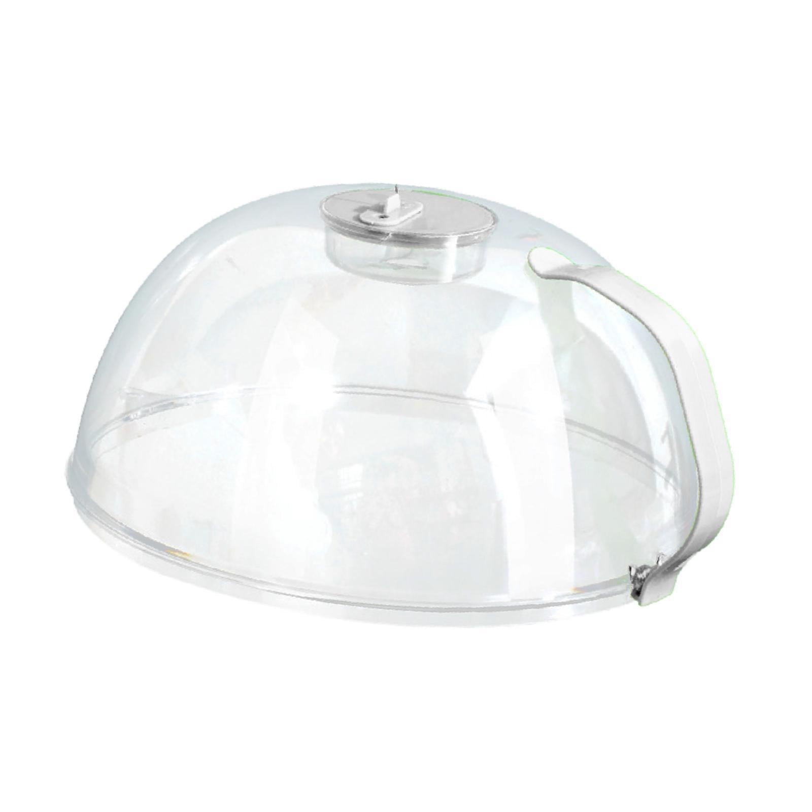 Magideal - Cubiertas Para Platos De Microondas, Cubierta Para Salpicaduras De Alimentos, Mantiene Fresco Y Caliente, Cubierta De Plato Para Tapa De Alimentos Blanco