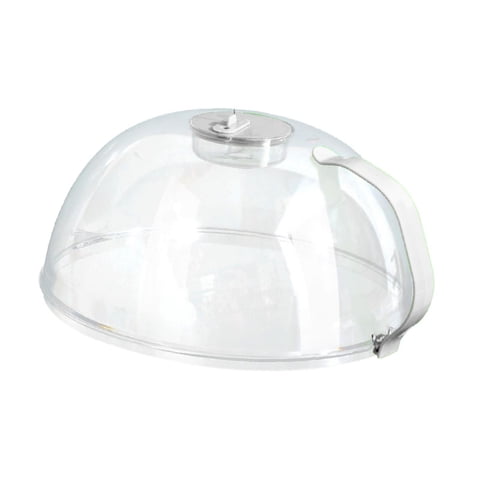 Magideal - Cubiertas Para Platos De Microondas, Cubierta Para Salpicaduras De Alimentos, Mantiene Fresco Y Caliente, Cubierta De Plato Para Tapa De Alimentos Blanco