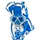 thumbnail image 1 of Set de esnórquel Cressi Rocks Pro Dry azul/blanco para niños S/M, 1 of 5