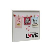 Vgo - Marco C/ Frases Y Pinza Blanco 40X40 Cm