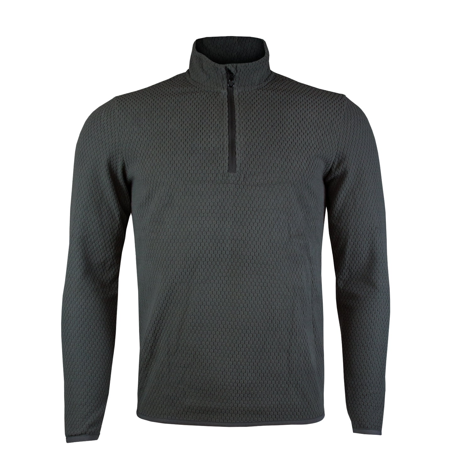 Andesland - Polera Ii Capa Micropolar Panal Con Cierre Hombre