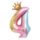 thumbnail image 3 of Número De Corona Digital De Color Degradado Globo 32 "Decoración De Boda Sellado Automático 4, 3 of 5