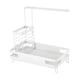 thumbnail image 2 of Esponja Plato Cepillo Dispensador De Jabón Soporte A Prueba De Herrumbre Soporte De Esponja Para Baño Blanco, 2 of 5