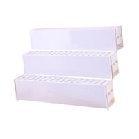 Magideal - Portalápices, Portalápices Y Bolígrafos, Múltiples Agujeros, Organizador Decorativo Portátil Para Brochas De Maquillaje, Fiestas, Lápices De Cejas, Bo 3 Capas 144 Agujeros